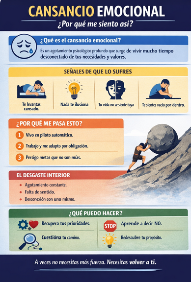 🧠Cansancio emocional: la trampa de vivir sin sentido