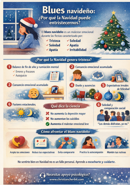 🧠Blues navideño: por qué la Navidad puede entristecernos